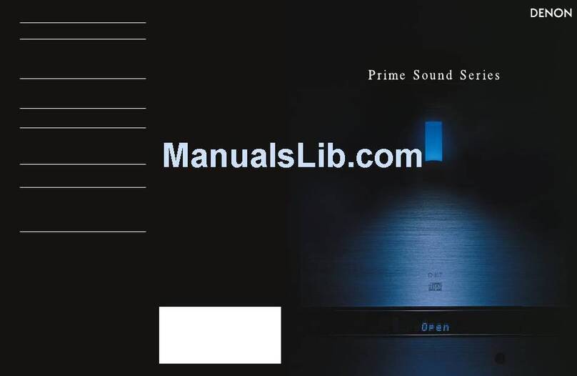 Denon D-107 User manual