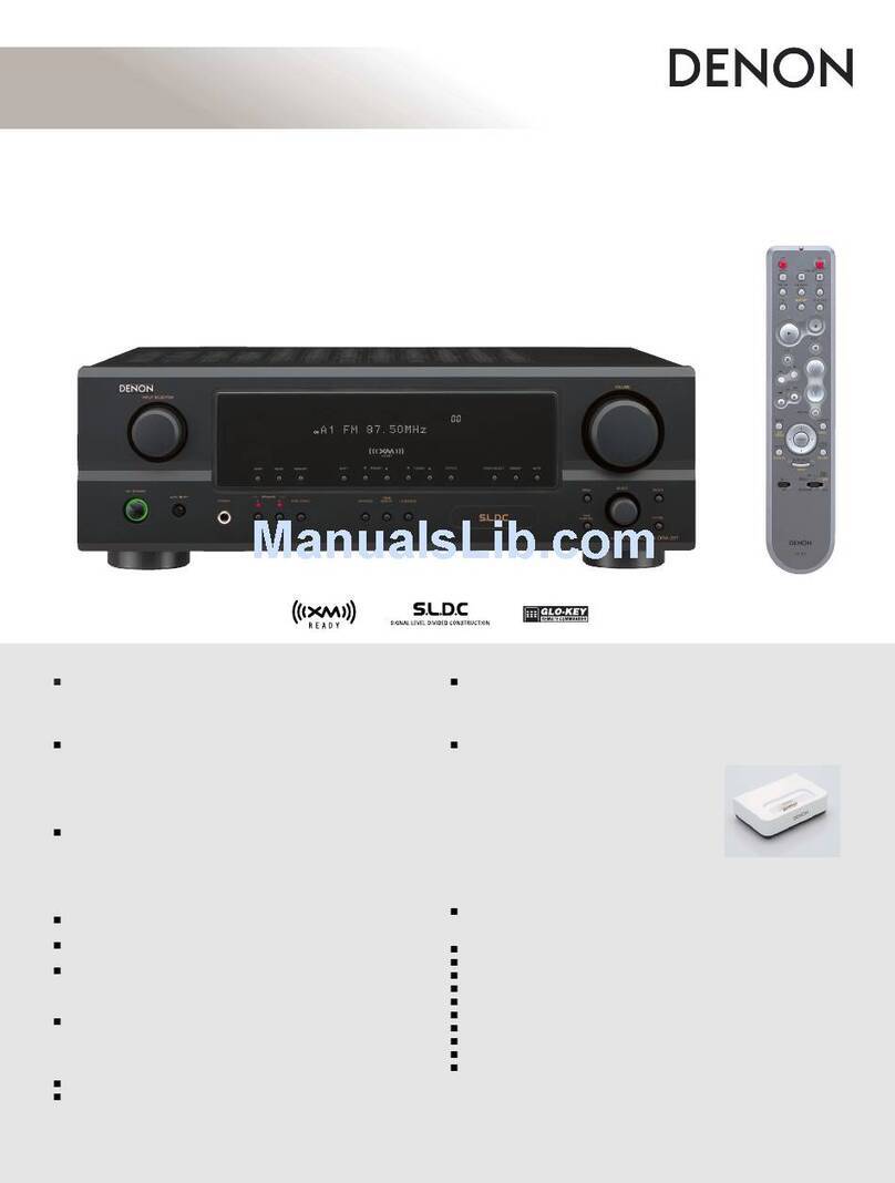 Denon DRA-297 Brochure & specs