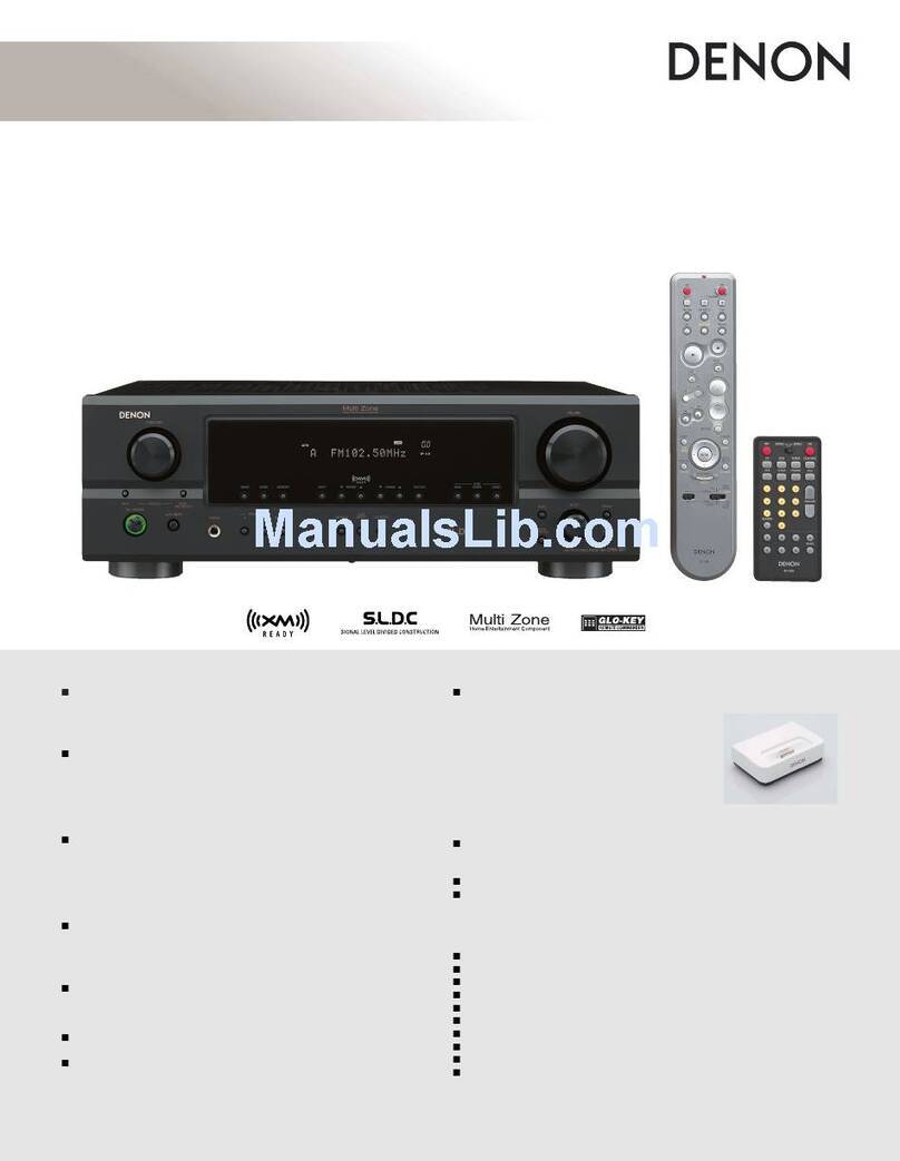 Denon DRA-397 Brochure & specs