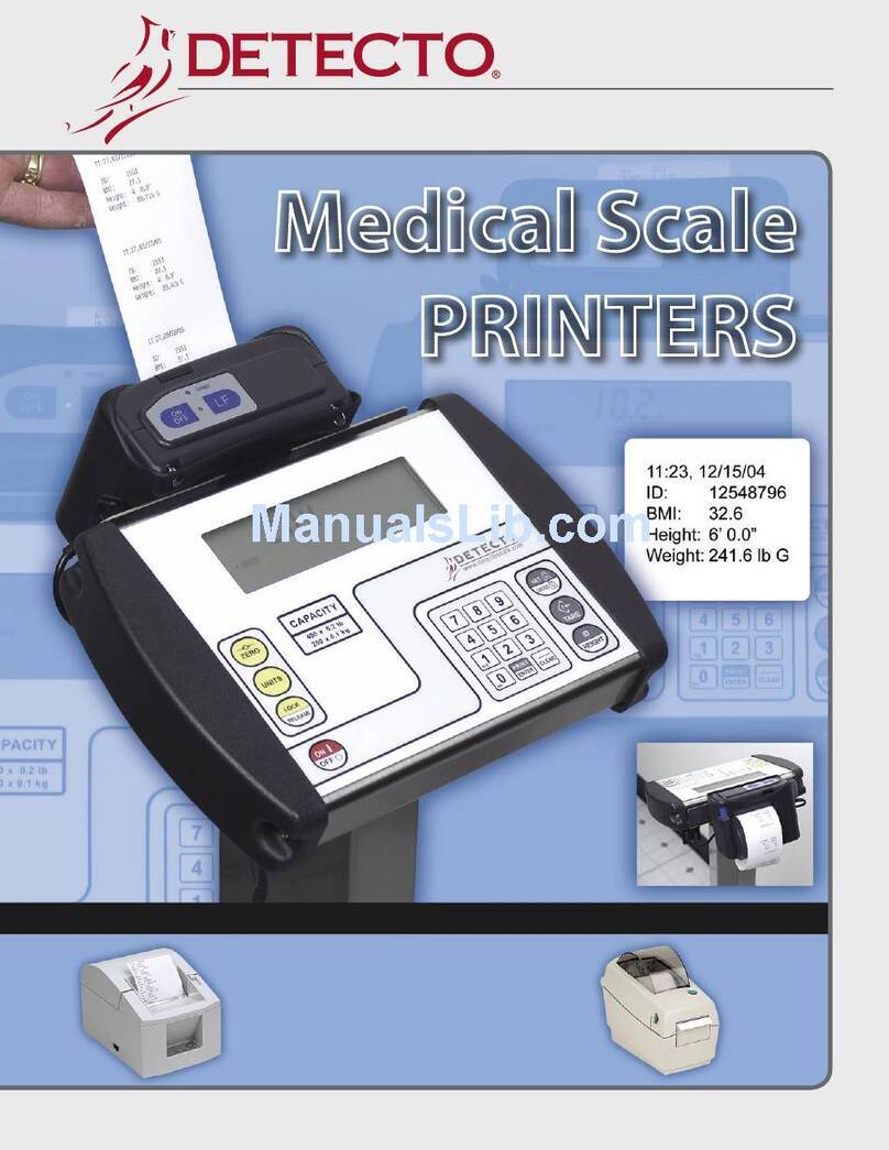 Detecto P220 User manual