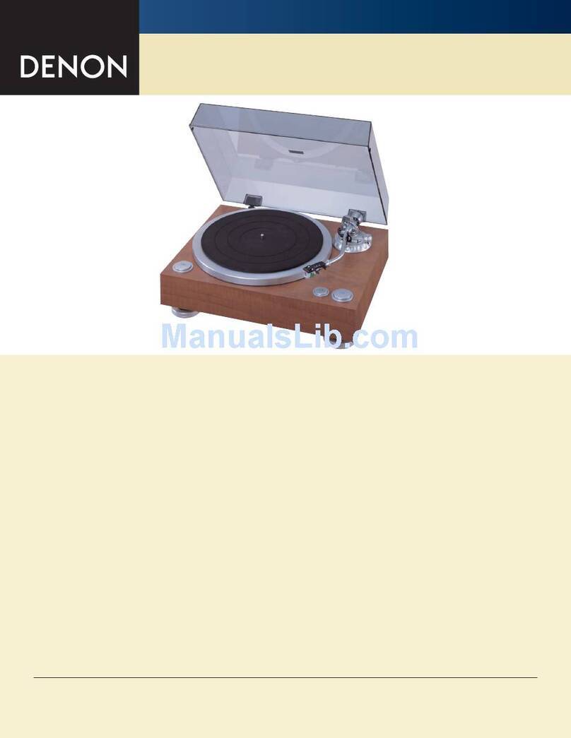 Denon DP-500M User manual