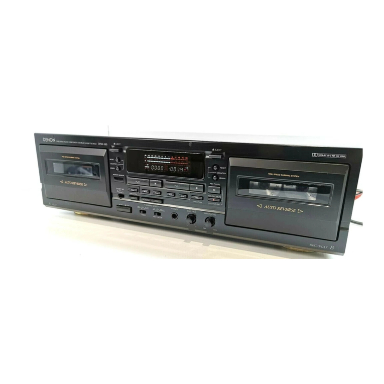 Denon DRW-585 User manual
