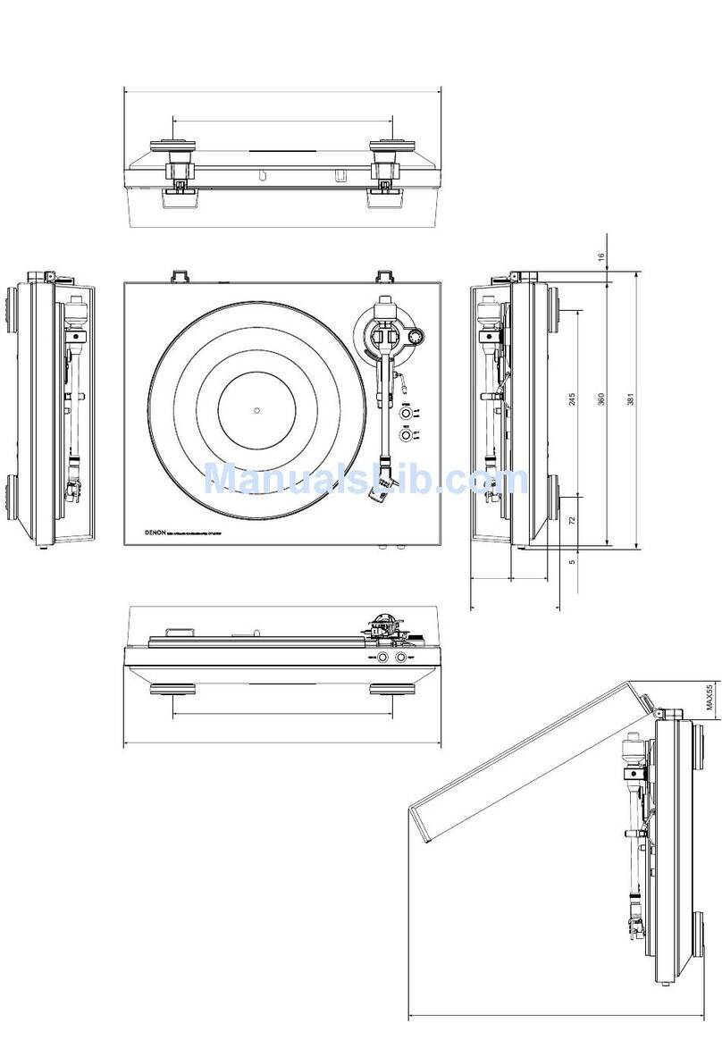 Denon DP-300F Instructions and recipes Denon DP-300F Instructions and recipes