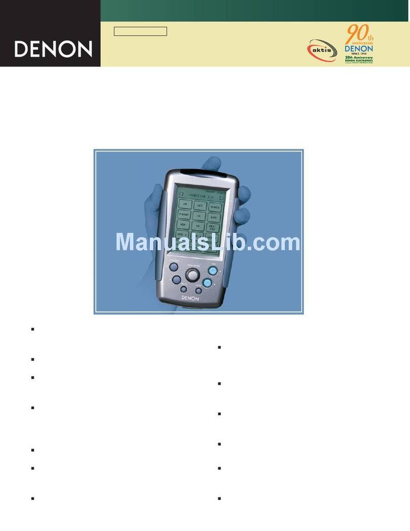 Denon RC-8000 User manual