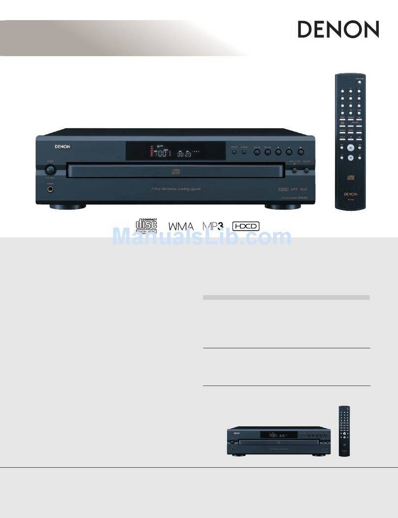 Denon DCM-290 User manual
