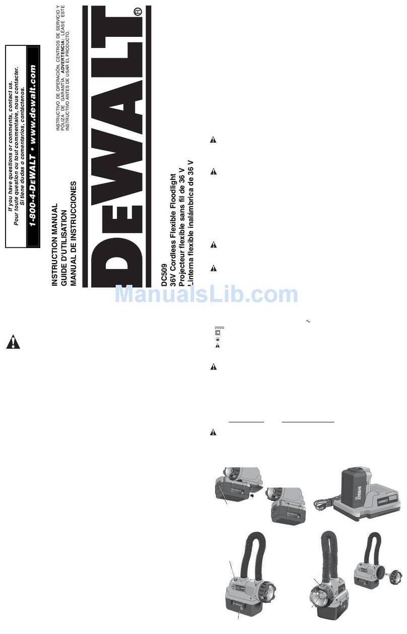 DeWalt DC509 instruction manual