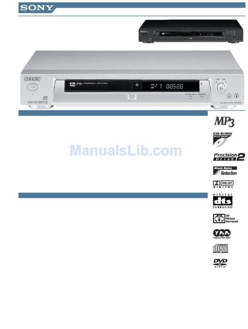 Sony DVP-NS315 User manual