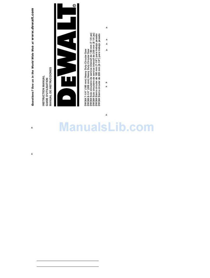 DeWalt DW384 instruction manual