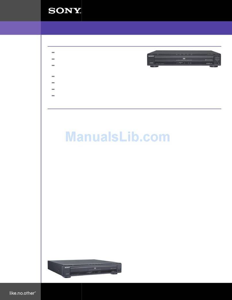 Sony DVP-NC85H - HDMI/CD Progressive Scan DVD... User manual