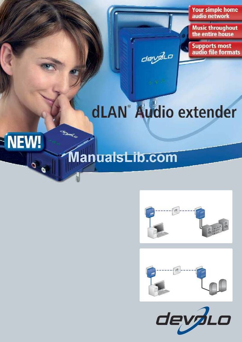 Devolo Audio Extender supplementary guide