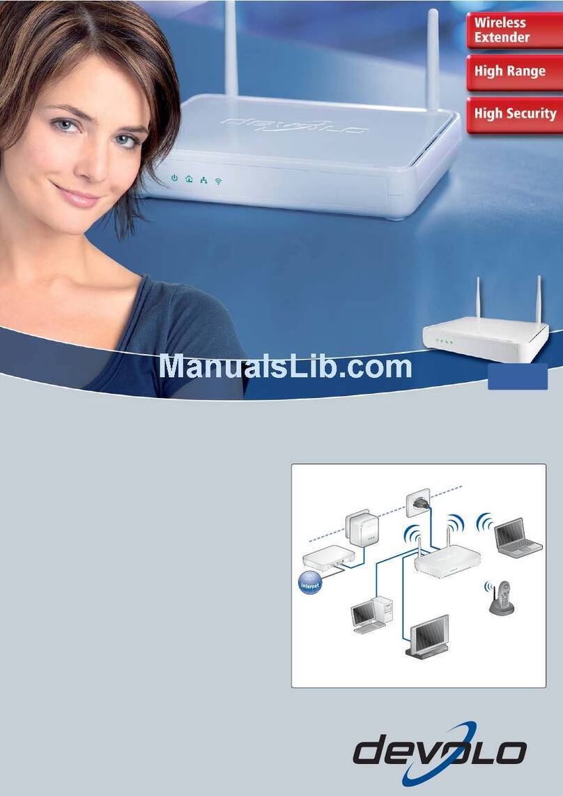Devolo 200 AV Wireless G User manual