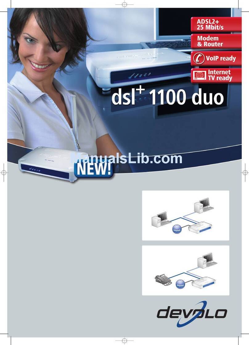 Devolo dsl+ 1100 duo Specifications