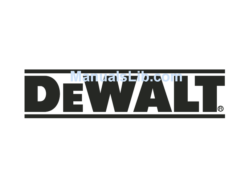 DeWalt D55143 instruction manual