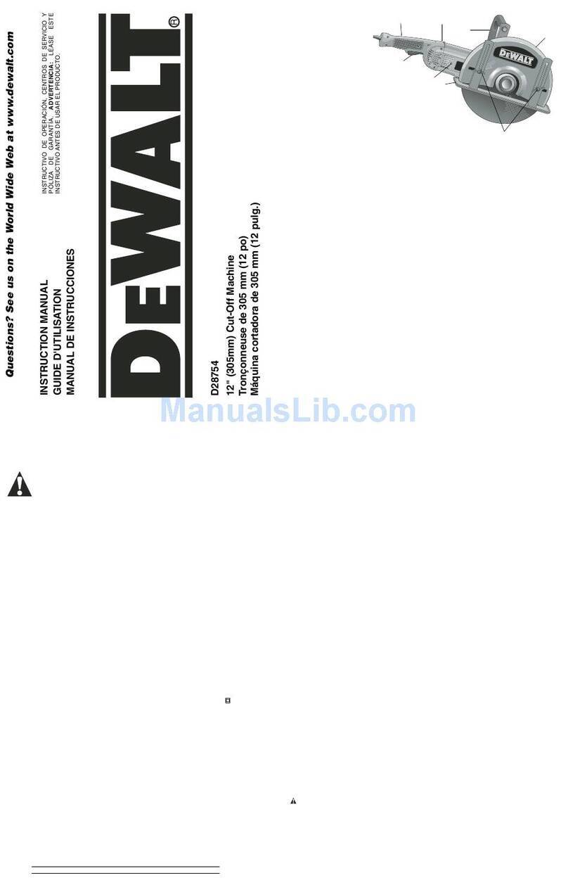 DeWalt D28754 instruction manual
