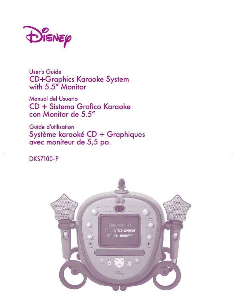 Disney PRINCESS DKS7100-P User manual
