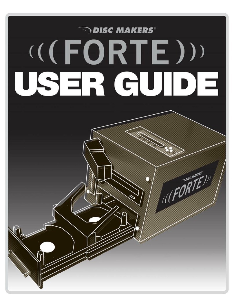 Disc Makers Forte User manual