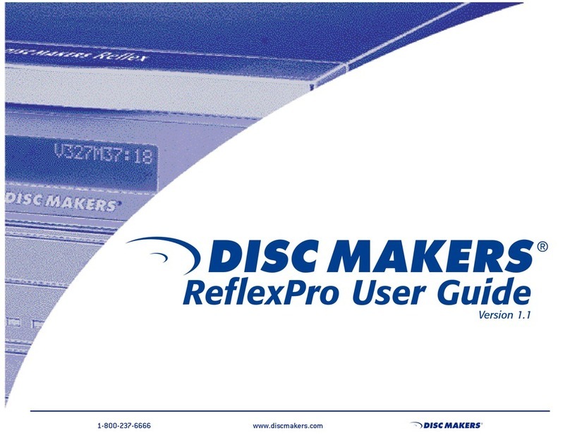 Disc Makers ReflexPro4 User manual