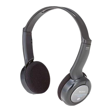 Sony MDR-IF0140 operating instructions