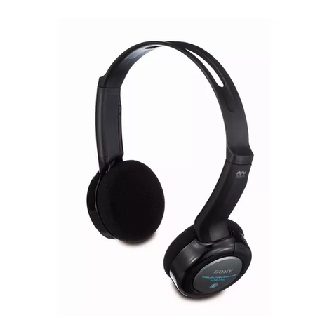 Sony MDR-IF140 operating instructions