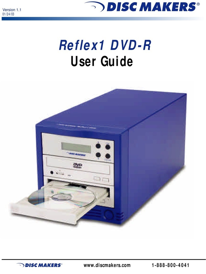 Disc Makers Reflex1 User manual