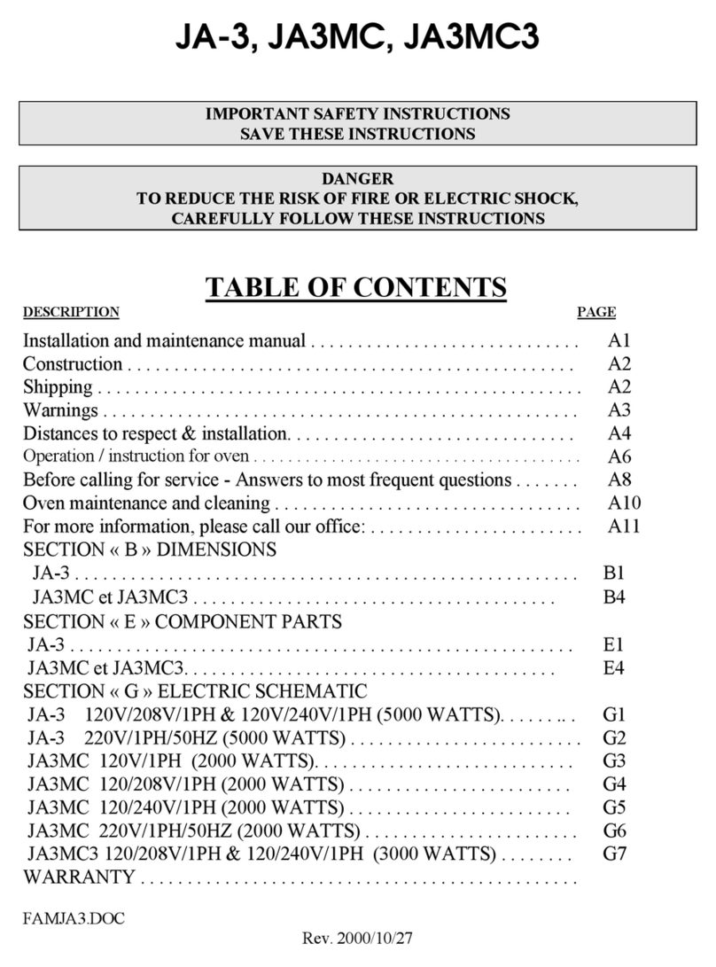 Doyon JA-3 User manual
