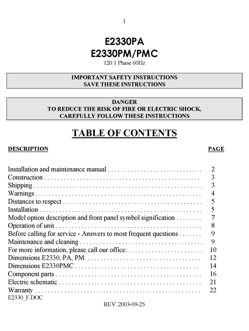 Doyon E2330PA User manual