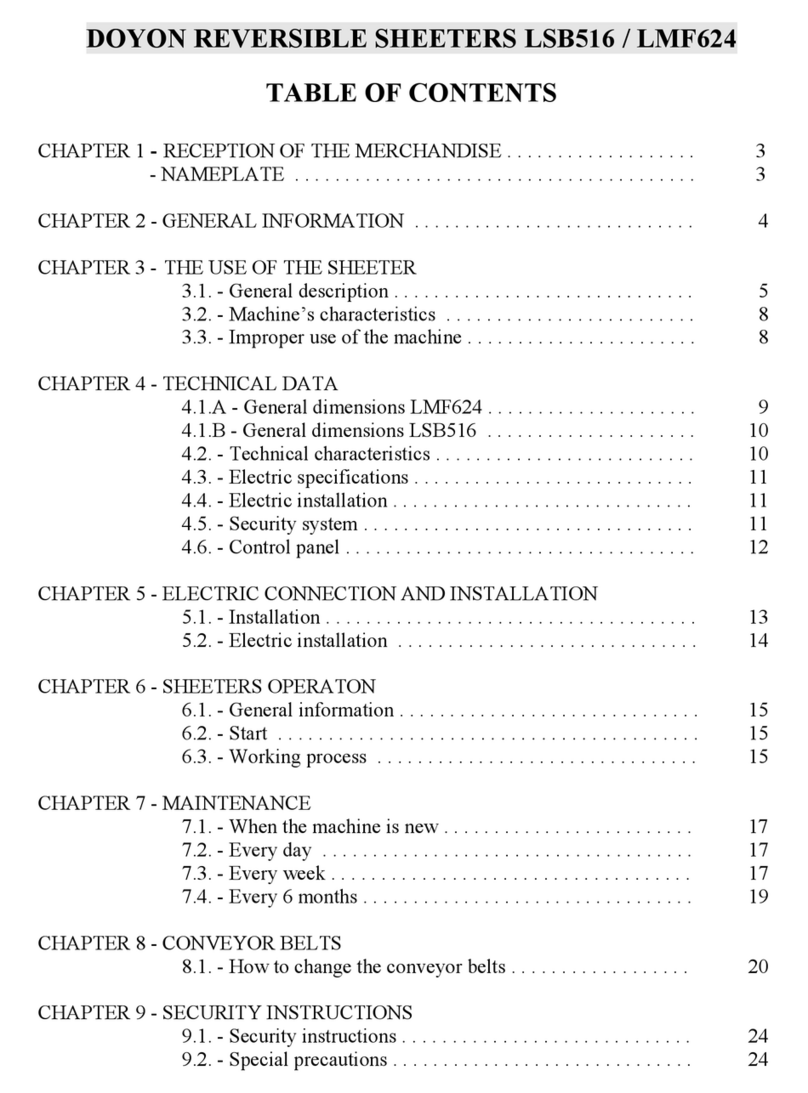 Doyon LMF624 User manual