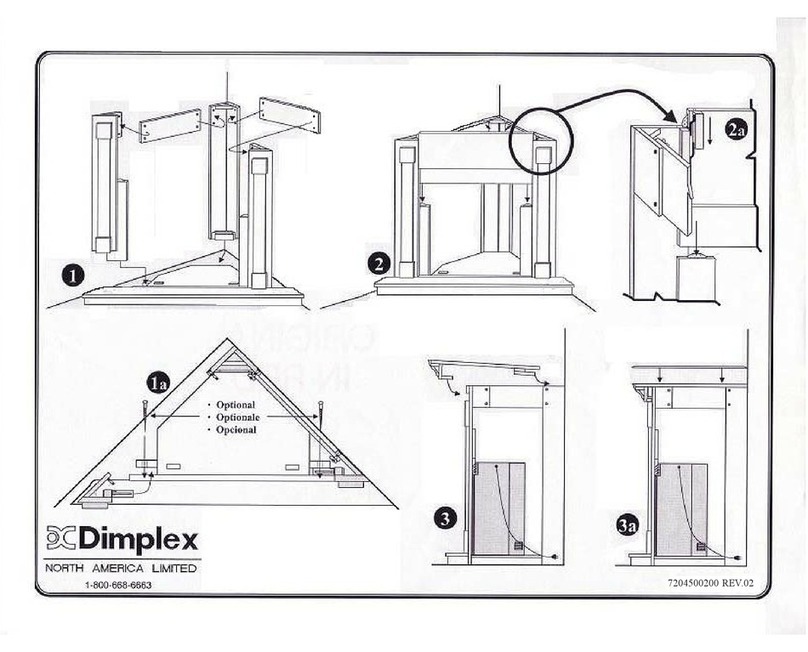 Dimplex Baxter Corner 252 User manual Dimplex Baxter Corner 252 User manual
