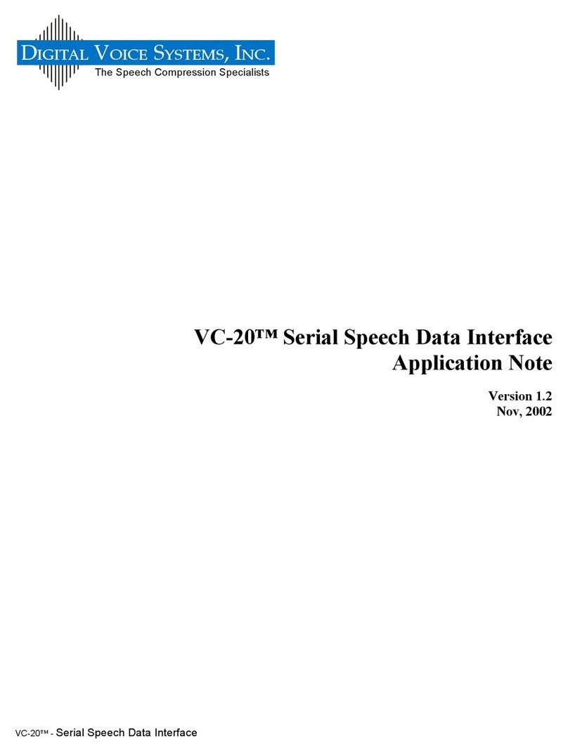 Digital Voice Systems VC-20 Application note
