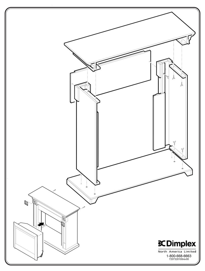 Dimplex DFP4754E User manual