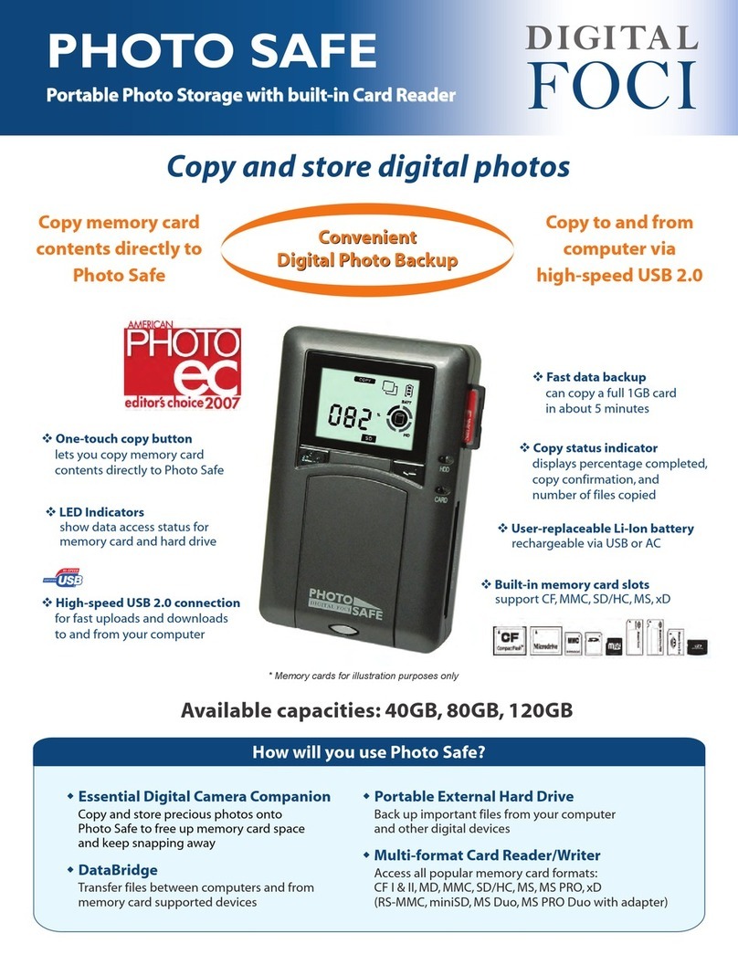 Digital Foci PSF-250 Specifications