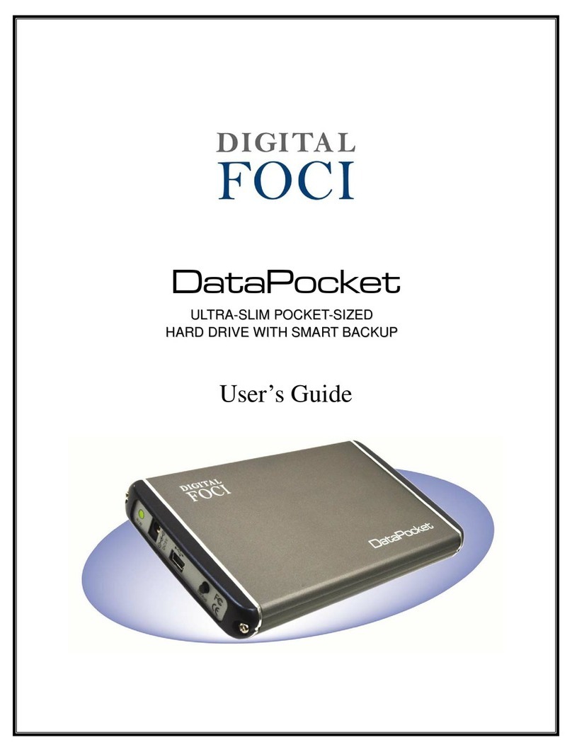 Digital Foci DataPocket DPK-250 User manual Digital Foci DataPocket DPK-250 User manual