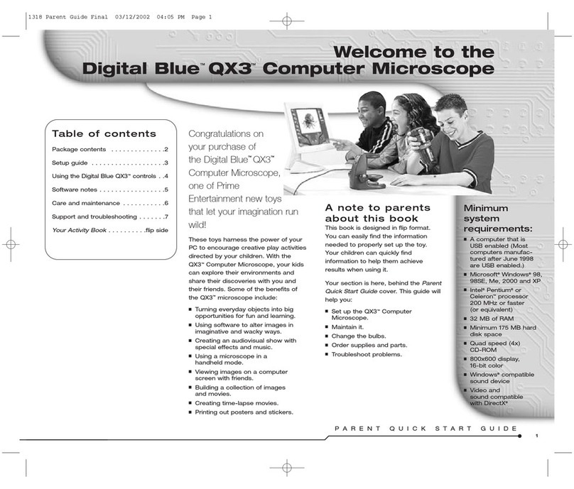 Digital Blue QX3 User manual