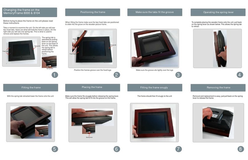 Digital Spectrum MemoryFrame MF-8000 User manual