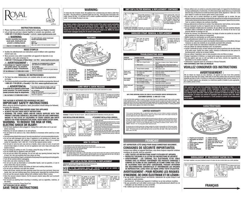 Dirt Devil M082550 instruction manual
