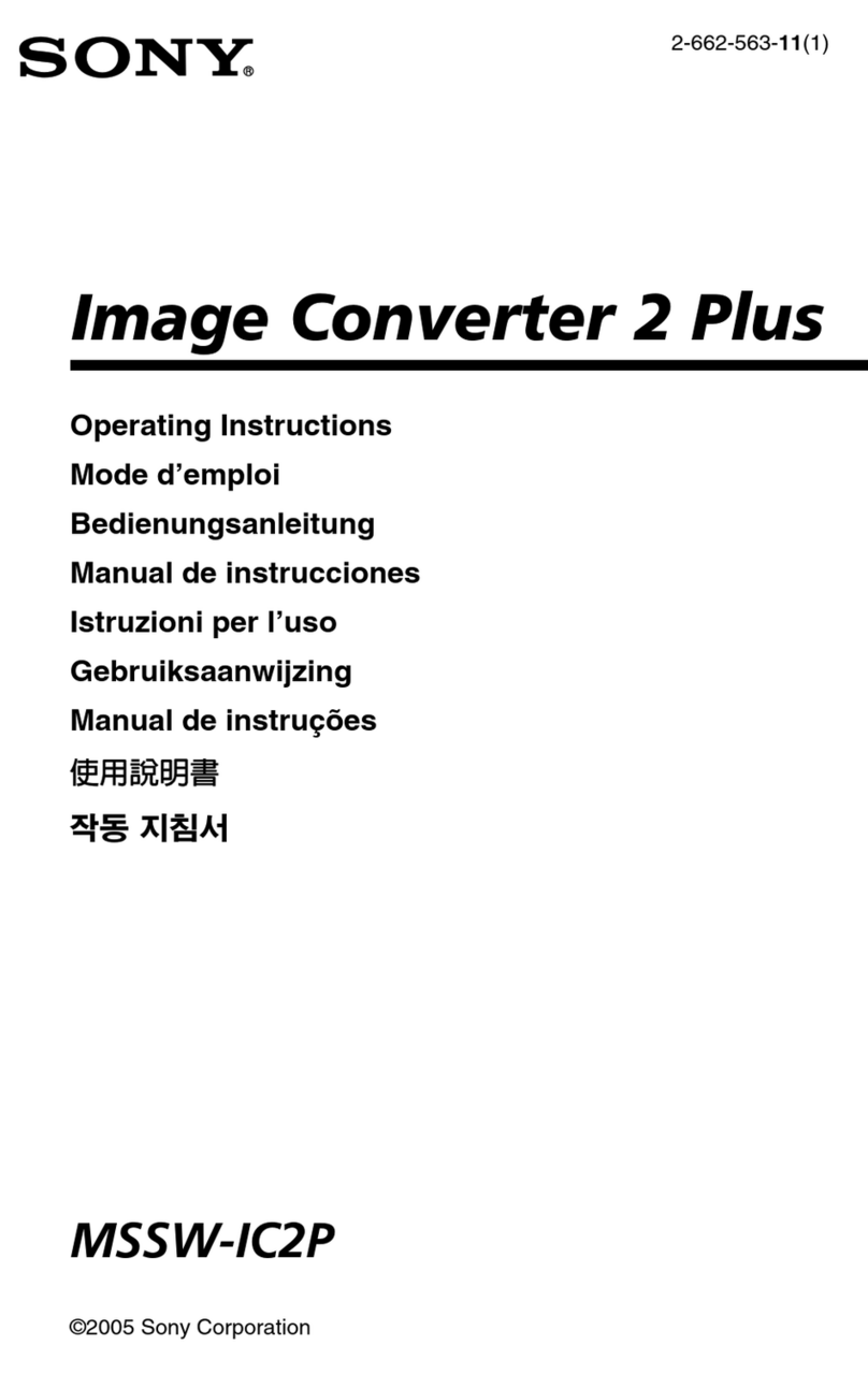 Sony MSSW-IC2P User manual