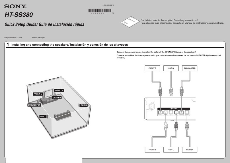 Sony HT-SS380 User manual