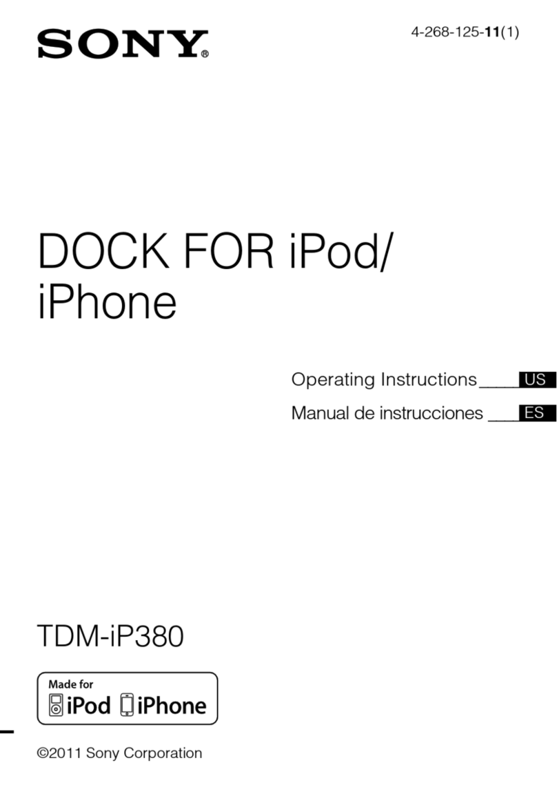Sony TDM-iP380 User manual