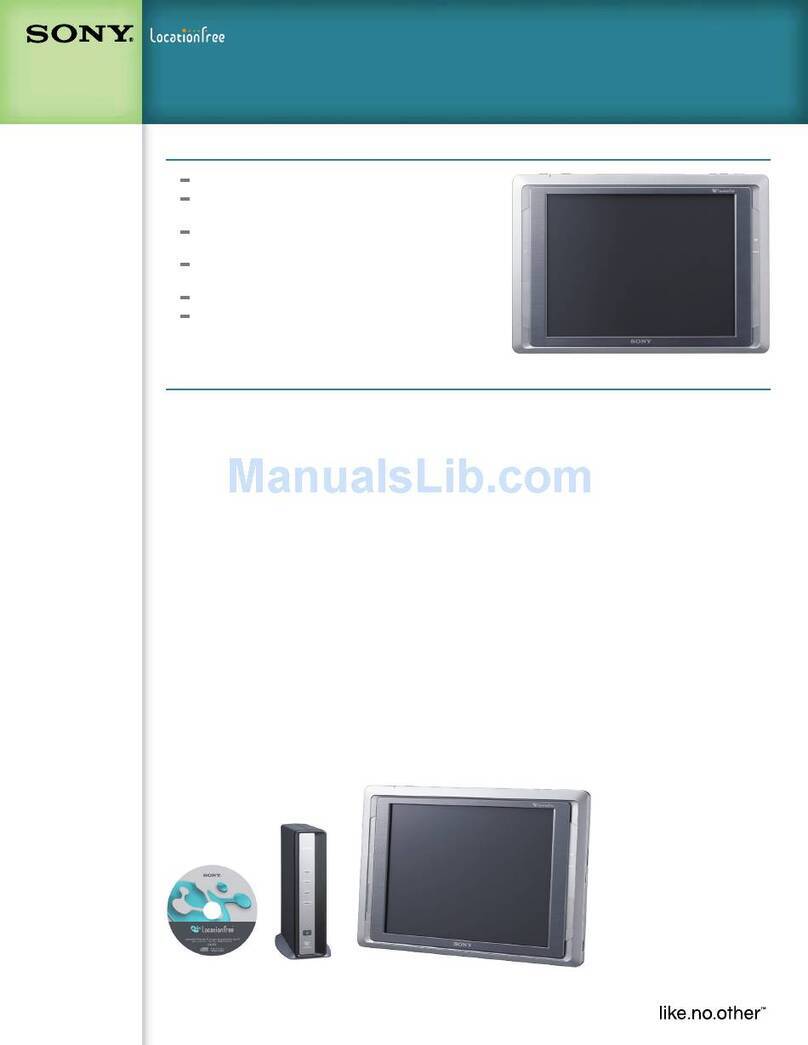 Sony LocationFree LF-X11 Specifications