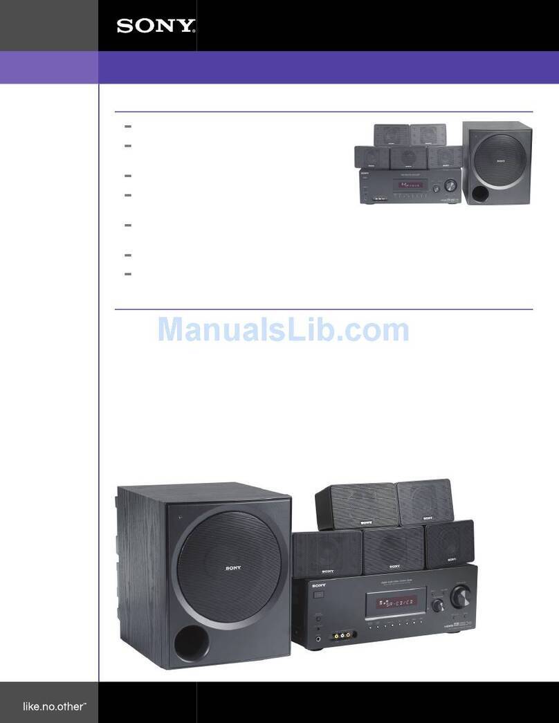 Sony HT-DDW900 operating instructions