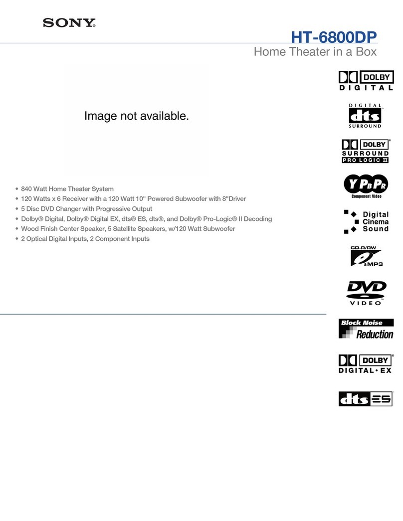 Sony HT-6800DP - Dvd Home Theater Specifications