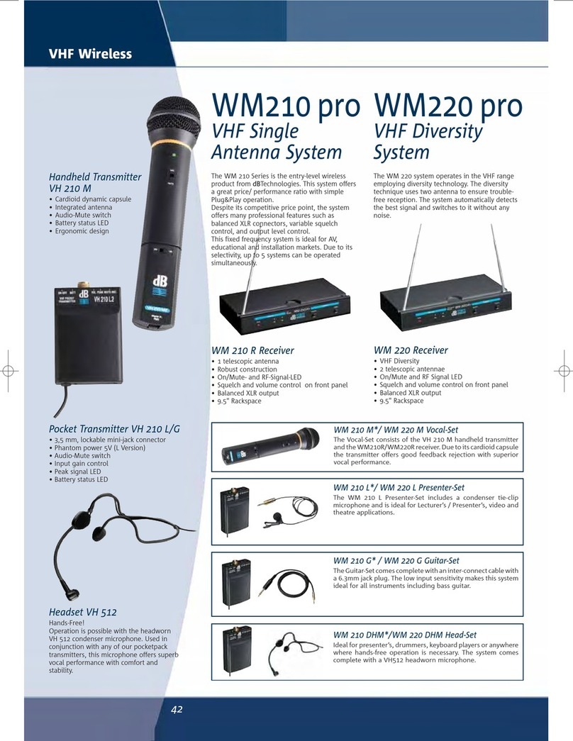 dB WM220DHM brochure