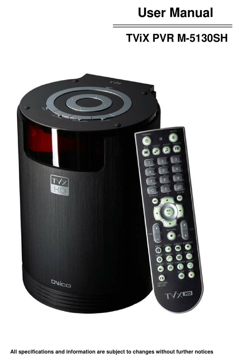 Dvico TViX PVR M-5130SH user manual