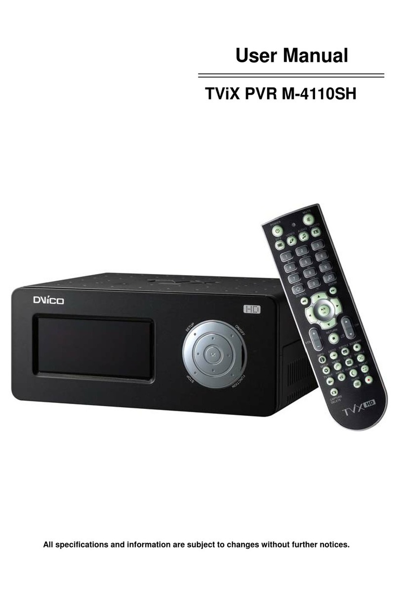Dvico TViX PVR M-4110SH user manual