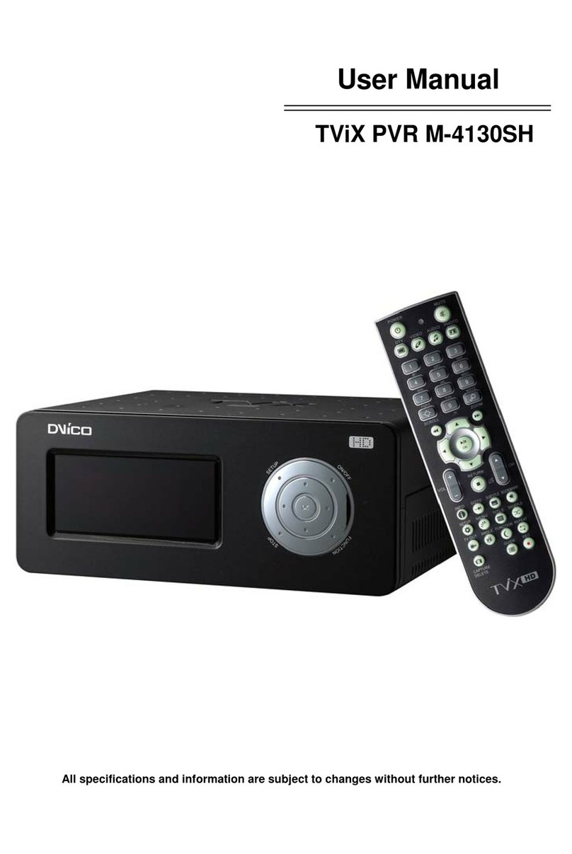 Dvico TViX PVR M-4130SH user manual