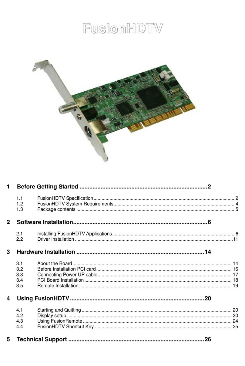 Dvico FusionHDTV user guide