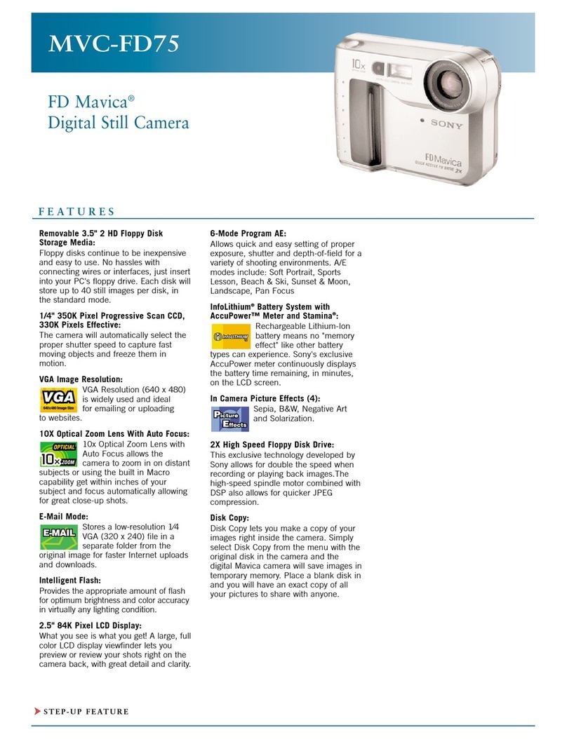 Sony FD Mavica MVC-FD75 User manual