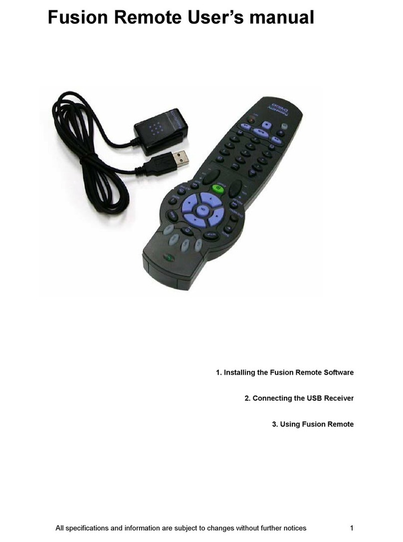 Dvico Fusion Remote user guide