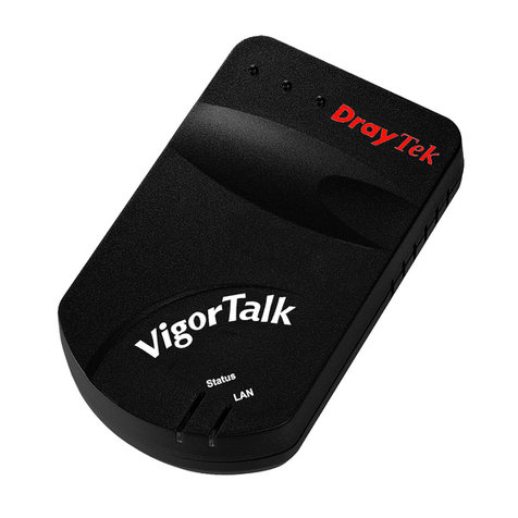 Draytek VigorTalk User manual