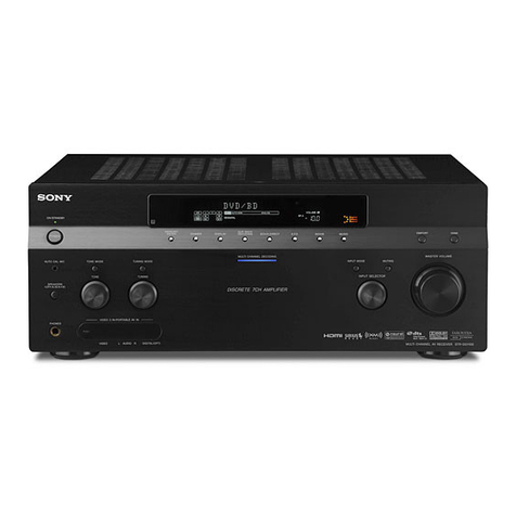 Sony STR-DG2100 - Multi Channel A/v Receiver Quick setup guide